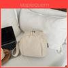 Urban Minimalist Corduroy Small Shoulder Bag With Zipper Closure For Daily Use