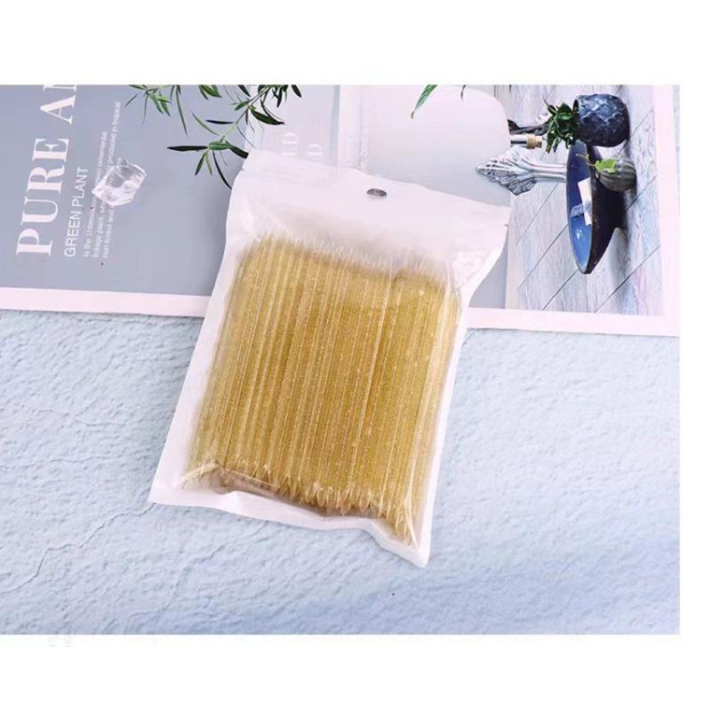 

Нейл-арт 100 шт./уп. Разноцветные хрустальные палочки для нейл-арта, палочки для доттинга, пластиковые палочки из апельсинового дерева, отшелушивание для нейл-арта 100pcs жёлтый