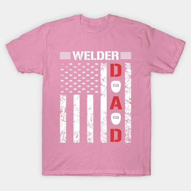 T Shirt Women Welder Dad T Shirt For Gift Harajuku Print Kawaii Tshirt Summer Short Sleeve Female T-Shirt Top Tee