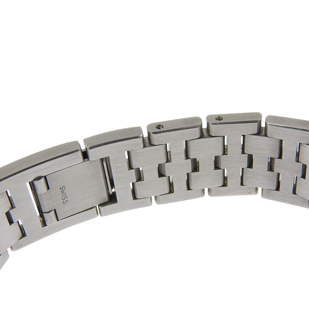 Hermes Carrick Watches Biała tarcza Stal nierdzewna Kwarcowy Analogowy wyświetlacz męski Używany