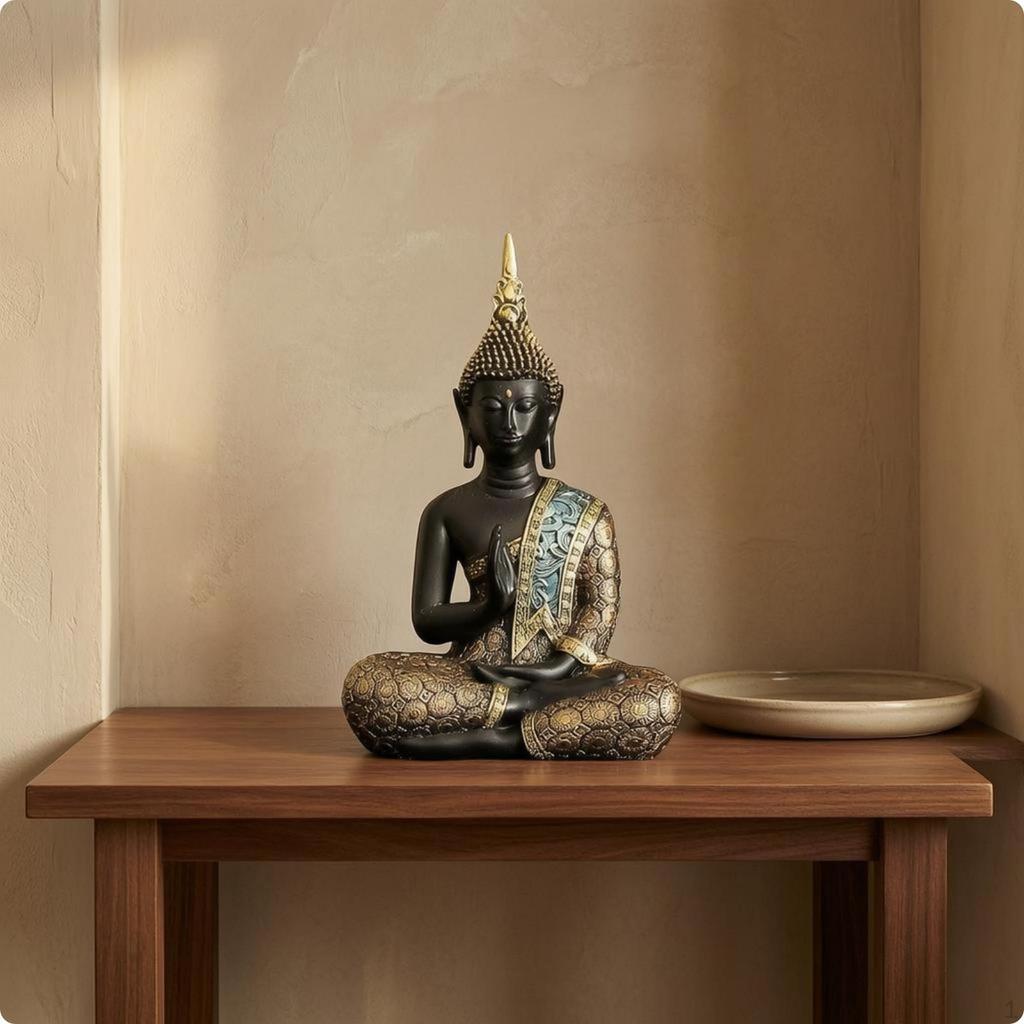 Mini Buddha Home Decoration Resin Figurine Buddhist Statue