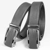 Men's Genuine Leather Automatic Buckle Belt for Trousers