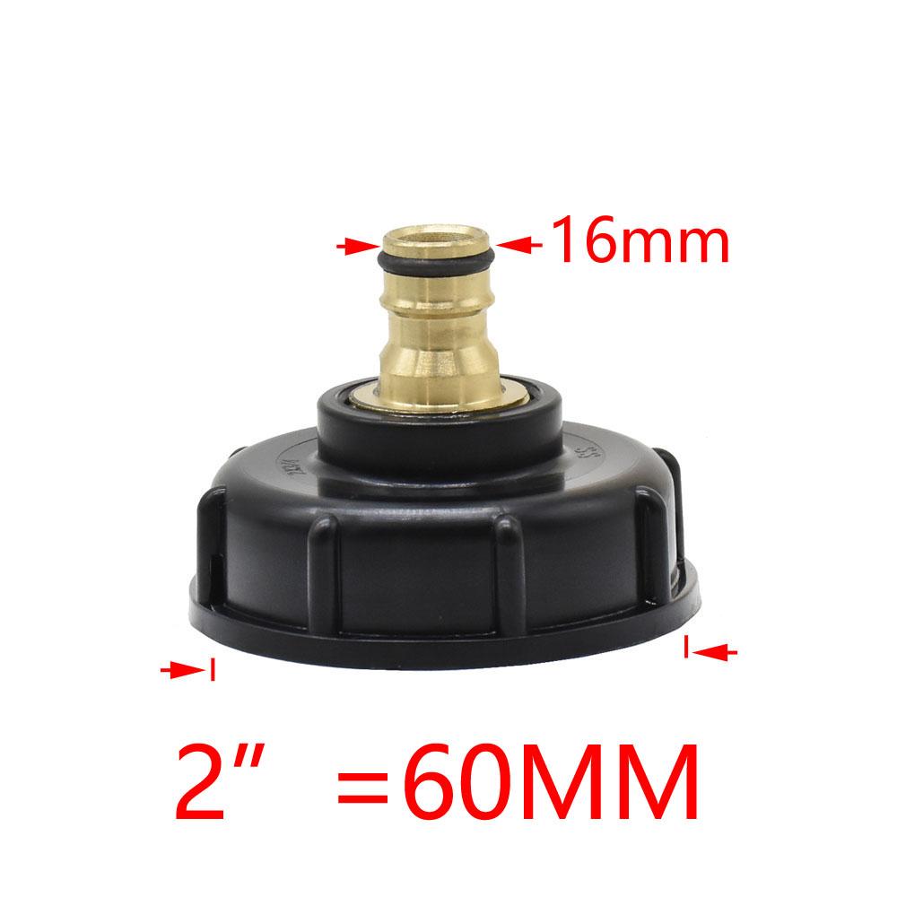 Farm IBC Tank Adapter 1/2" 3/4" 1" Thread Irrigation Valve Replacement Valve Garden Water Connectors Drain Couple