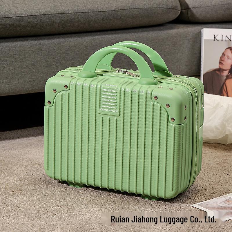 14-Inch Handheld Mini Travel Makeup Case with Password Lock