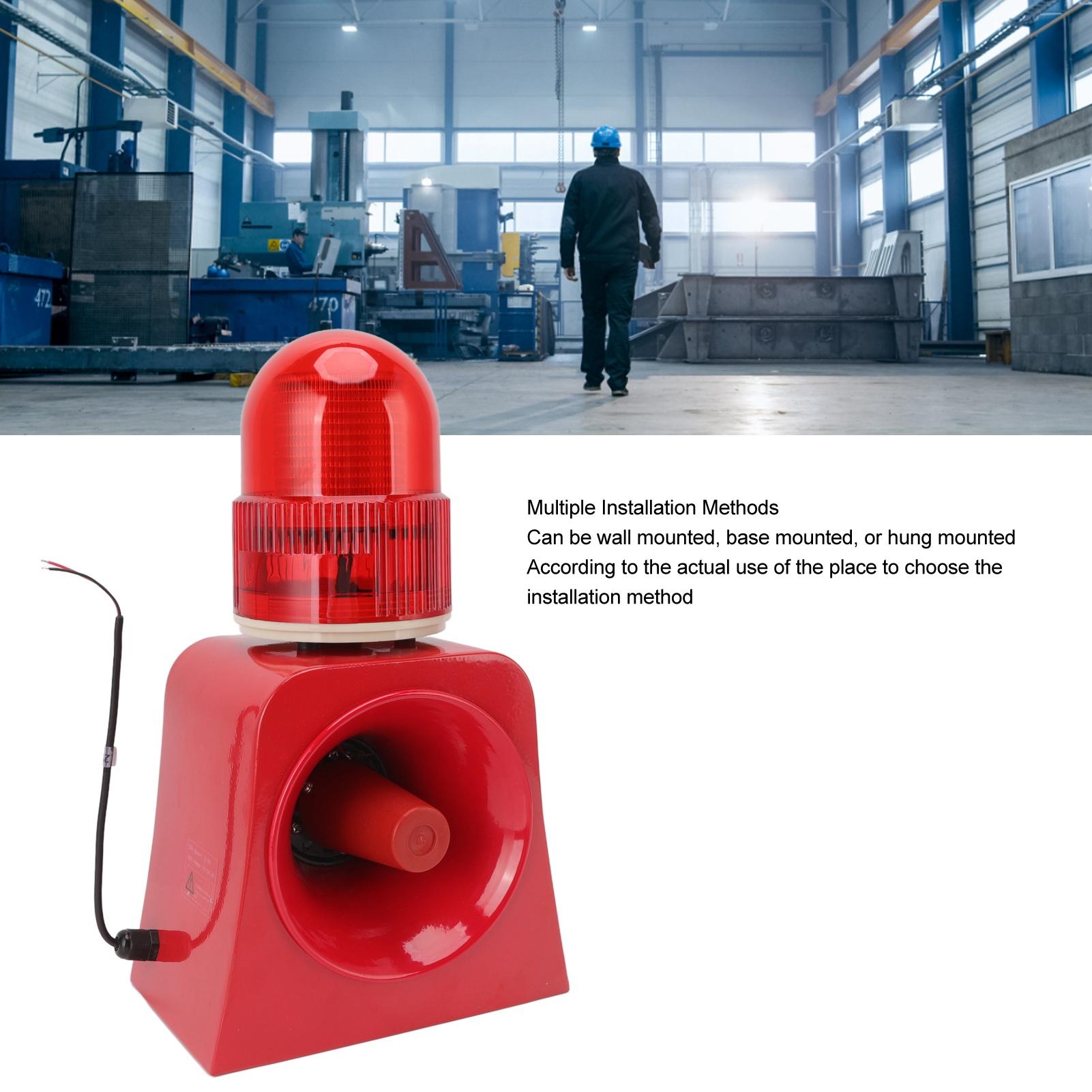 Industrial Sound Light Alarm IP65 Protection