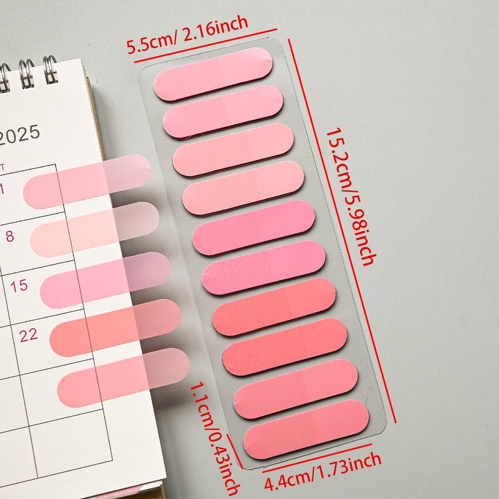 200-2400Sheets Transparent Index Creative Memo Pads Office School Stationery Self-Adhesive Stickers Posted It Sticky Note Pads