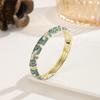 Eingelegtes Emaille Abgetropfte Glasur Armreif Ausgehöhlt Klassisch Cloisonné Armband Retro Elegant Öltröpfchen Armband Party Schmuck