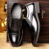 Business Dress Men's Leather Shoes Large Size 4748 Trendy Fashion Men's Shoes British Style Versatile Pointed Men's Shoes