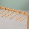 1/12 Dollhouse Clothes Rack Garment Organizer Hangers Set Dollhouse Mini Furniture Decoration Dolls House Accessories