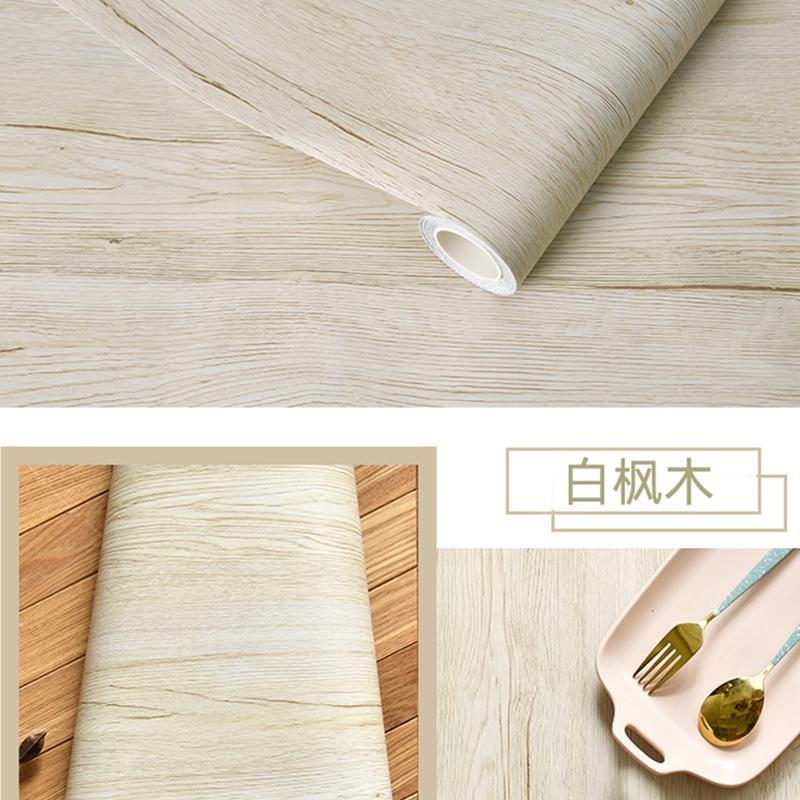 Wood Grain Damp-proof Waterproof Wall Restore Home Decor Peel and Stick Wallpapers Bedroom Walls PVC Self-adhesive Contact Paper