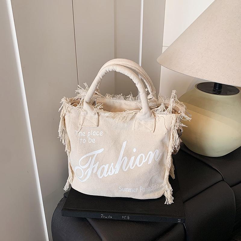 Summer New Letter Tassel Crossbody Bags 2026 High Quality Leopard Sweet Commuting Tote Bags  Sale Versatile Casual Ladies Bags