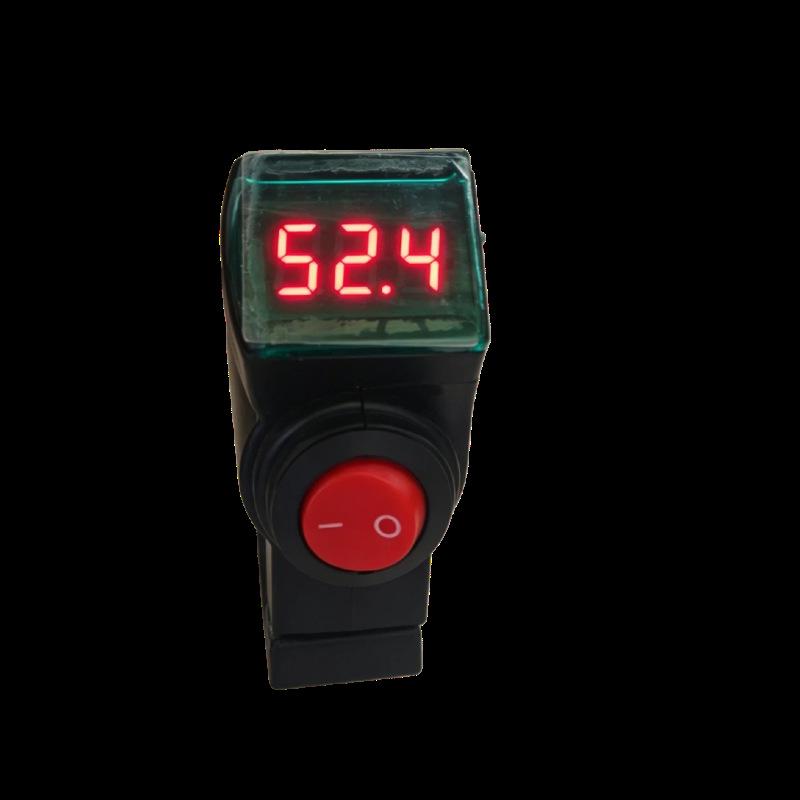 Waterproof Electric Scooter Throttle Handle with Voltage Display and Speed Control