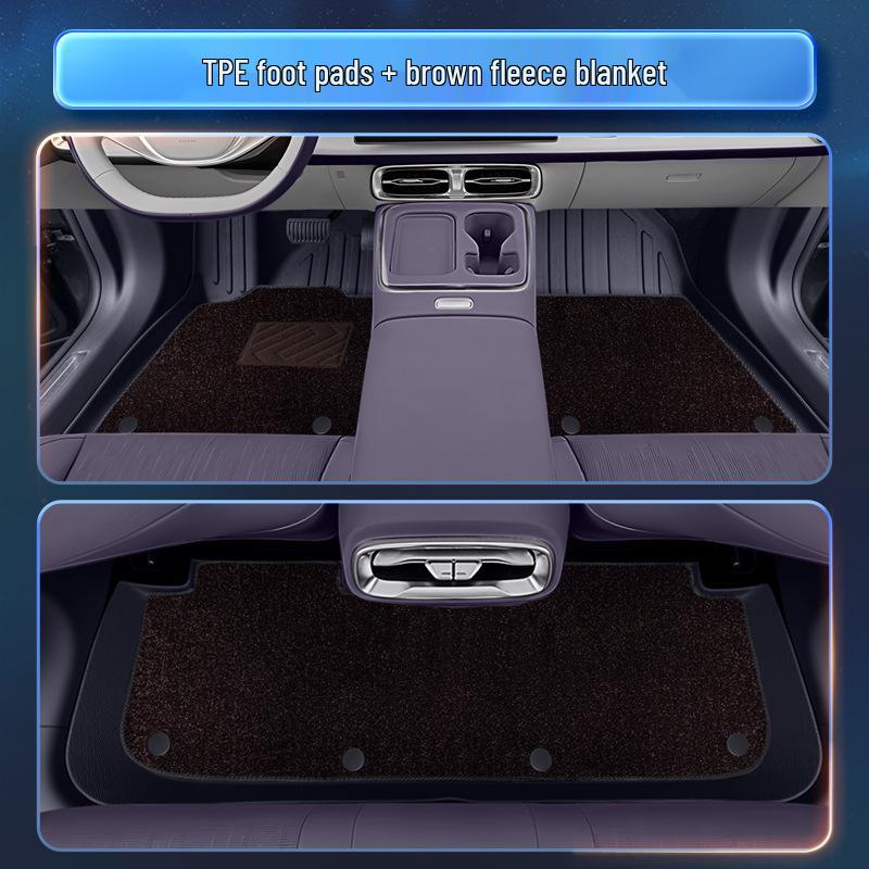 Leapmotor B01 TPE2026 Floor Mats: Custom Five-Seater Car Interior Carpet Accessories