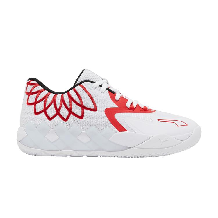 Puma LaMelo Ball MB.01 Lo Командные цвета Белый Высокий риск Красный 43