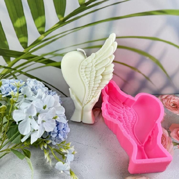 Cute Love Heart Candle Silicone Mould Resin Molds DIY Soap Molds Baking Molds