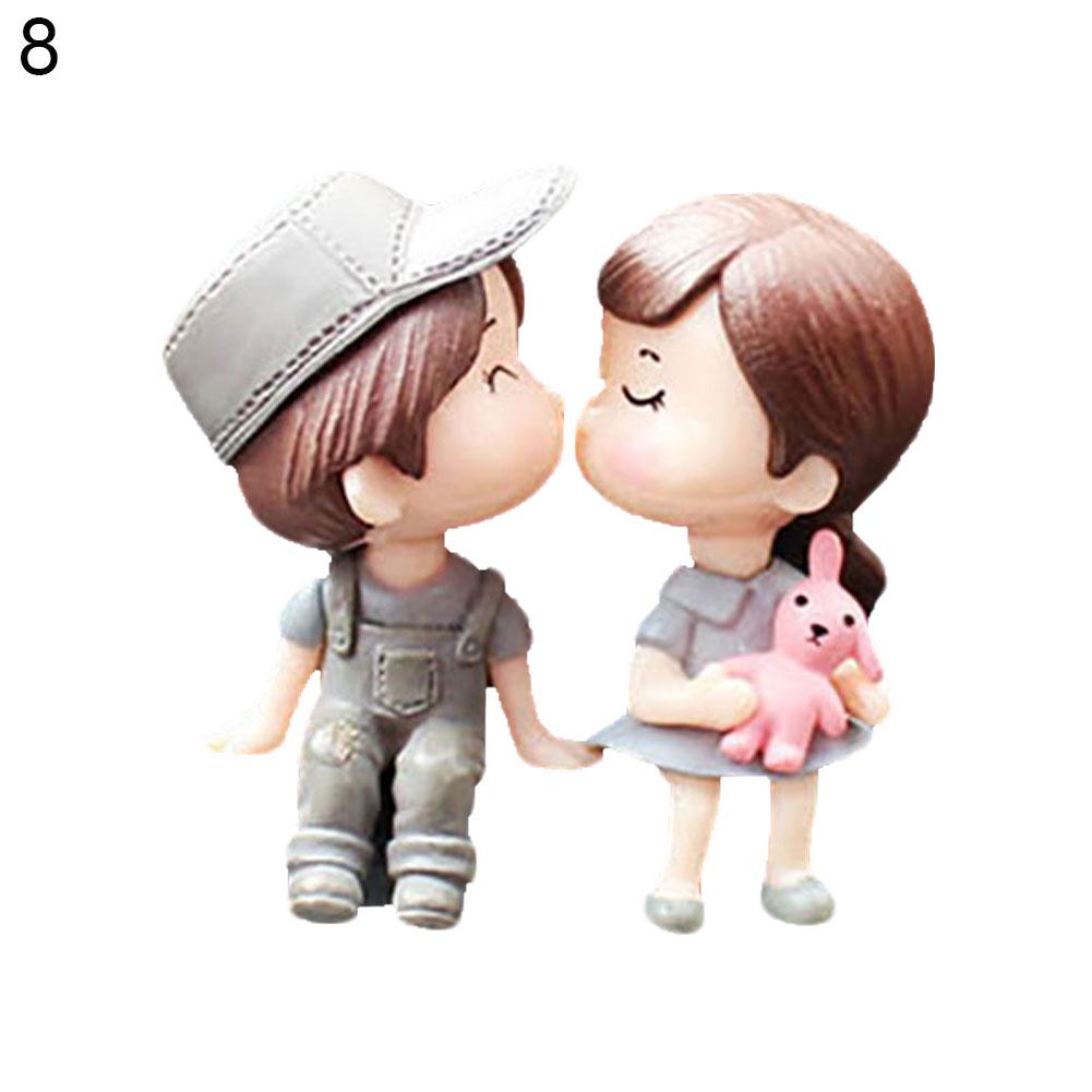 Puntos Lovely Couple Girl Boy Car Air Vent Freshener Perfume Clip Aroma Diffuser Decor