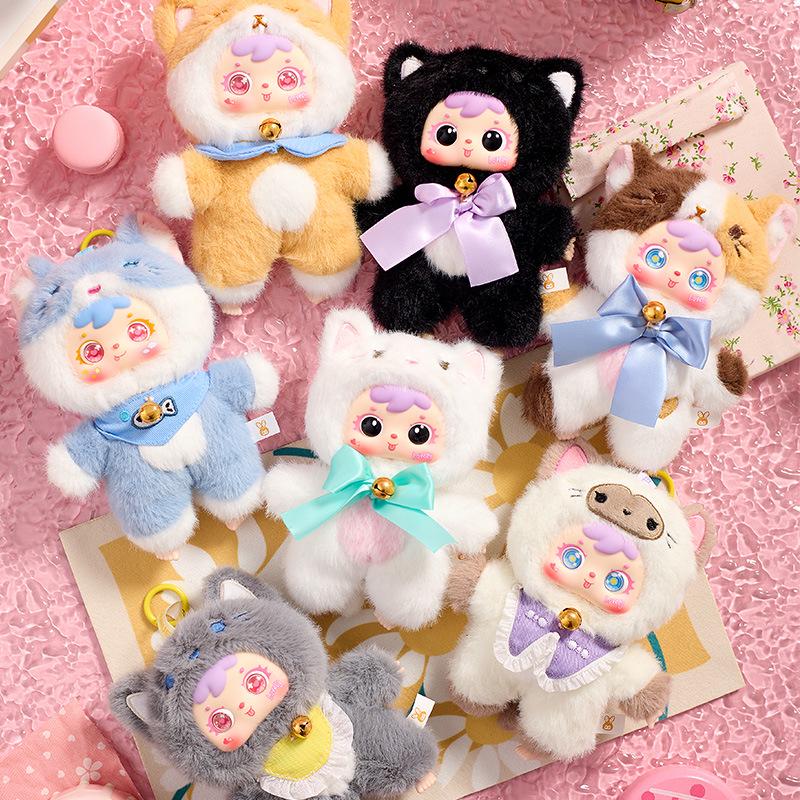 San Mao Lucky Rabbit Plush Toy - Cute Mobile Phone Pendant for Kids