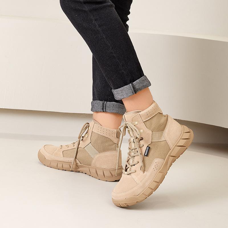 New Mid-top Anti-sand, Anti-slip and Breathable Hiking Shoes for Outdoor Use