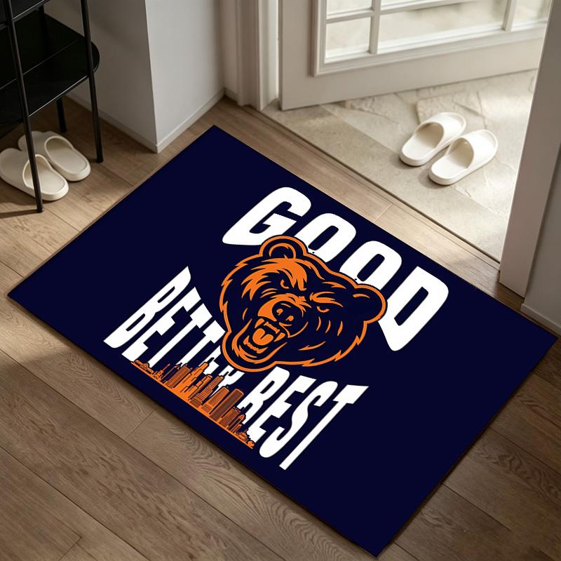 Chicago Bears  A Rug Suitable for Office Chair Areas Living Rooms and Computer Desks Perfect for Home Offices and an Ideal Holiday Gift
