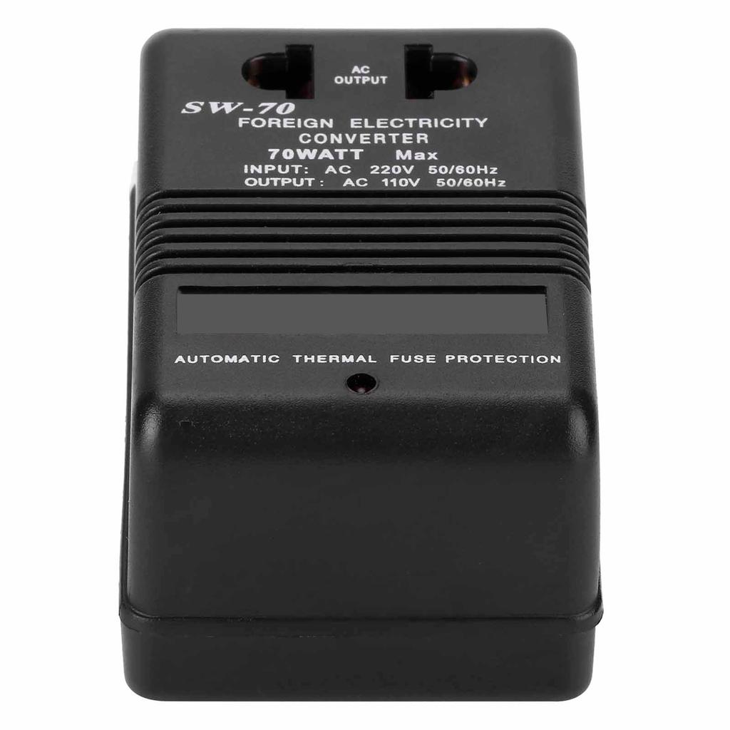 To  Voltage Converter 70W Steps Down Power Transformer for Electric Toothbrush Razors CN220V