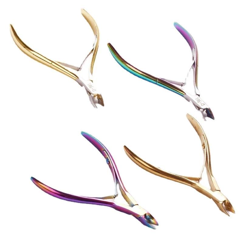 1pc Professional Cuticle Cutter Nail Nippers Scissors Manicure Pusher Pedicure Tong Dead Skin Remover Nail Cuticle Regrowth Tool