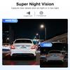 AZDOME Dash Cam M550 Pro 4K Car Camera GPS ADAS 5.8G WiFi Voice Control Parking Mode Super Night Vision 2.5K Rear Video Recorder