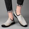 Spring Autumn Mens Sneakers All-match Breathable Mens Slip on Shoes Hollow Out Mens Loafers 2026 Male Comfortable Driving Shoes