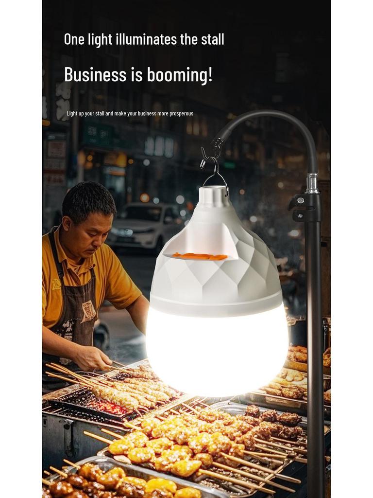 Rechargeable LED Camping Lantern: Super Bright, Long Battery Life for Tent & Tarp Lighting