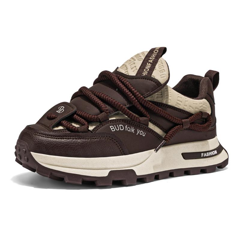 

Daddy shoes men s new spring and autumn thick-soled heightening sports and leisure shoes men s trend contrasting colors low-top trendy shoes 39