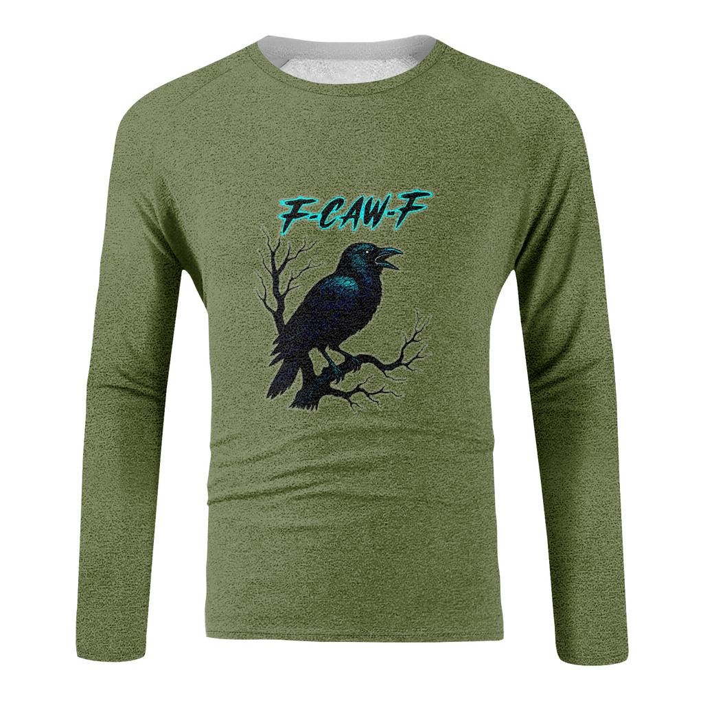 Pánský vánoční svetr s potiskem na límci