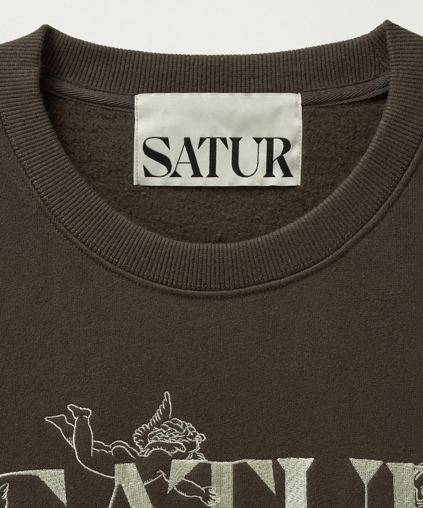Seteo Angel Graphic Sweatshirt Brown