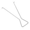   Hole Cup Picker Stainless Steel Double Hook Tool for Removing 27mm Putting Green Cups   Course Maintenance