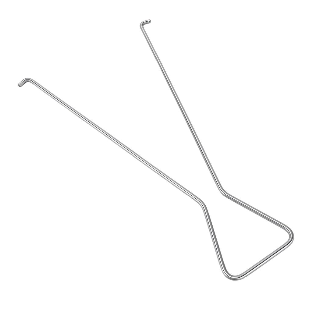 Hole Cup Picker Stainless Steel Double Hook Tool for Removing 27mm Putting Green Cups Course Maintenance
