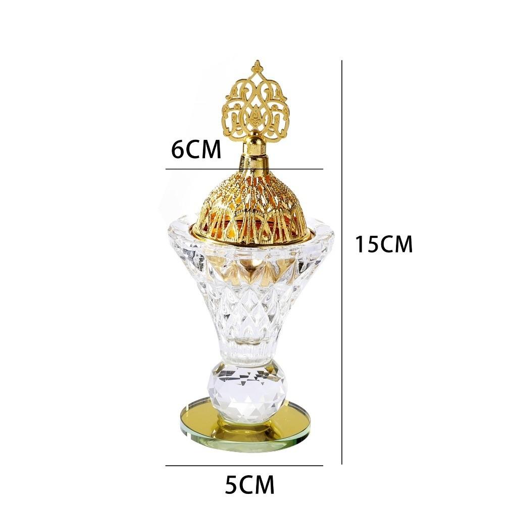 Large Capacity Aromatherapy Diffuser Party Incense Holder Gold Bottom Incense Burners