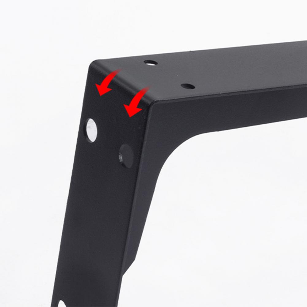 حوامل أرفف فولاذية شديدة التحمل – إطار دعم جداري صناعي بخطافات مدمجة للتخزين في المرآب والمطبخ