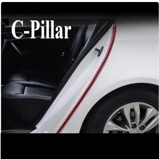 

For Leapmotor C10 2024 2025 shaped sealing strips B -pillar noise reduction sound ulation and shock absorption rubber C-Pillar 2PCS