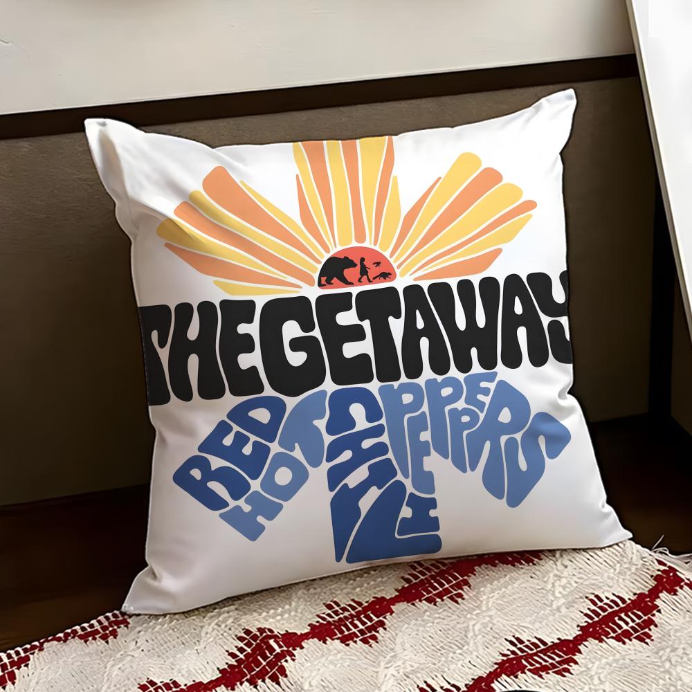 Band RRed Hot CChili Peppers Cushion Cover Reversible Soft Durable Pillow Cover Home Car MultiScene Use for Daily Comfort