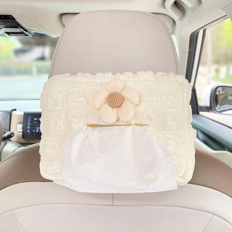 Car Tissue Box, Car Suction Box, Armrest Box, Sun Visor, Seat Hanging Type, Cute, Simple, and High-end Paper Bag