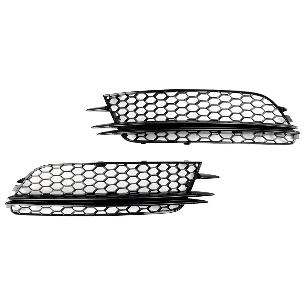 2PCS Front Fog Light Cover Bezel Bumper Grille 7911070549 4G0807681F Fit A6 4G C7 2012-2015