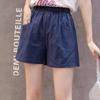 Women's High-Waisted Cotton Linen Casual Running Shorts