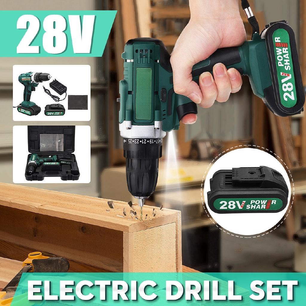 

12В Светодиодная Аккумуляторная Электрическая Дрель-Шуруповерт 1x battery