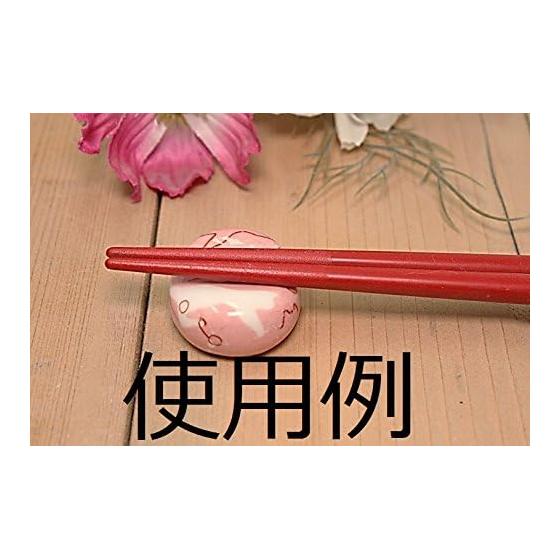 Ceramic Cat Chopstick Rest Set - 5 pcs, Fava Bean Shape, Direct from Manufacturer, Cat Silhouette Design, Pink, Orange, Blue, Green, Gray, Mino Ware,