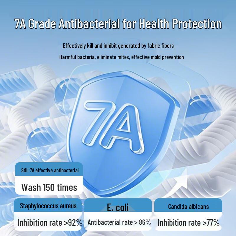 Septwolves Men s Summer Striped 7A Antibacterial Short Sleeve T-shirt 2XL (180)