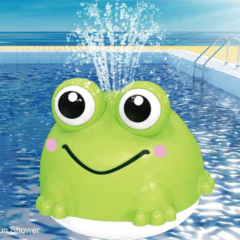 Cute Frog Water Spray Bath Toy With Automatic Induction And Soft Spray Child Baby Toddler Bath Toy