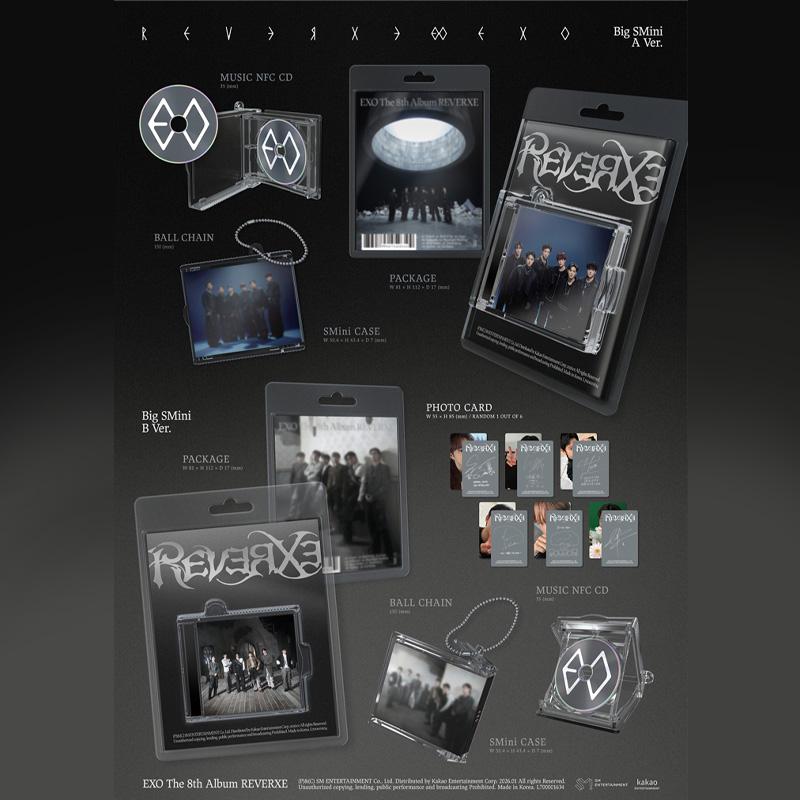 [VORBESTELLUNG] EXO – 8. Vollalbum [REVERXE] (Große SMini-Version) (Intelligentes Album)