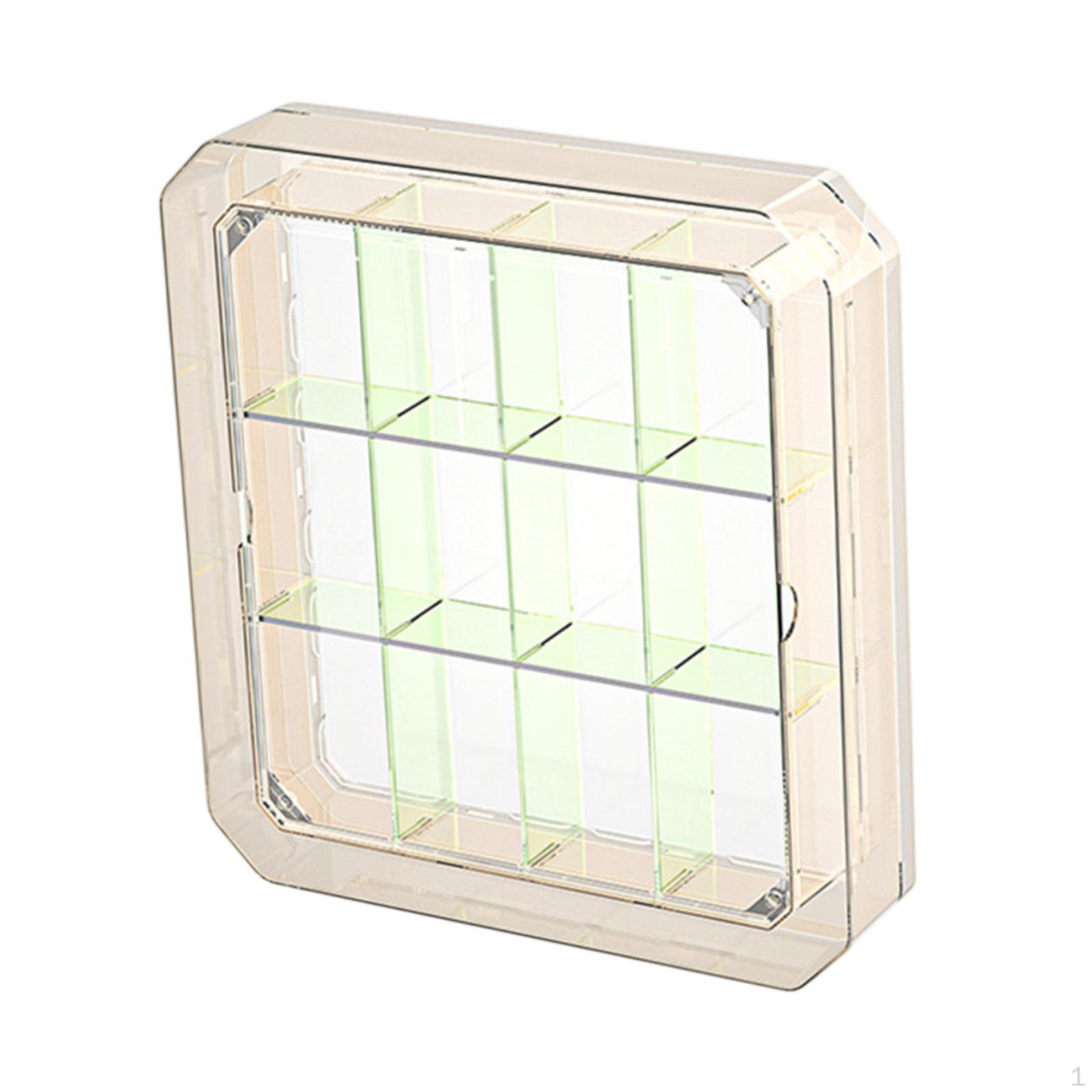 

Акриловый витринный стенд для фигурок Action Пылезащитная витрина для столешницы Orange Green