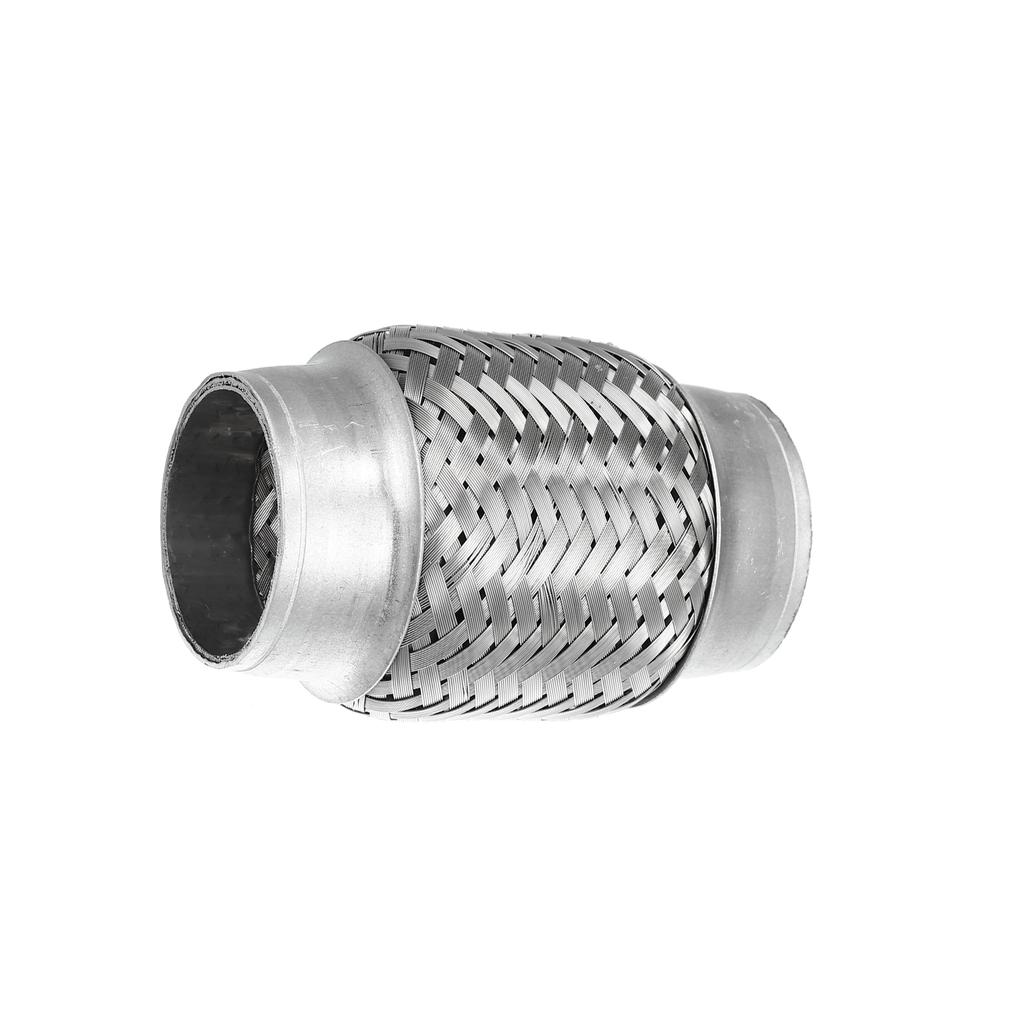 X Autohaux 51mm 58mm 65mm 76mm Stainless Steel Car Muffler Exhaust Flexible Pipe Tubing Universal Exhaust Joint