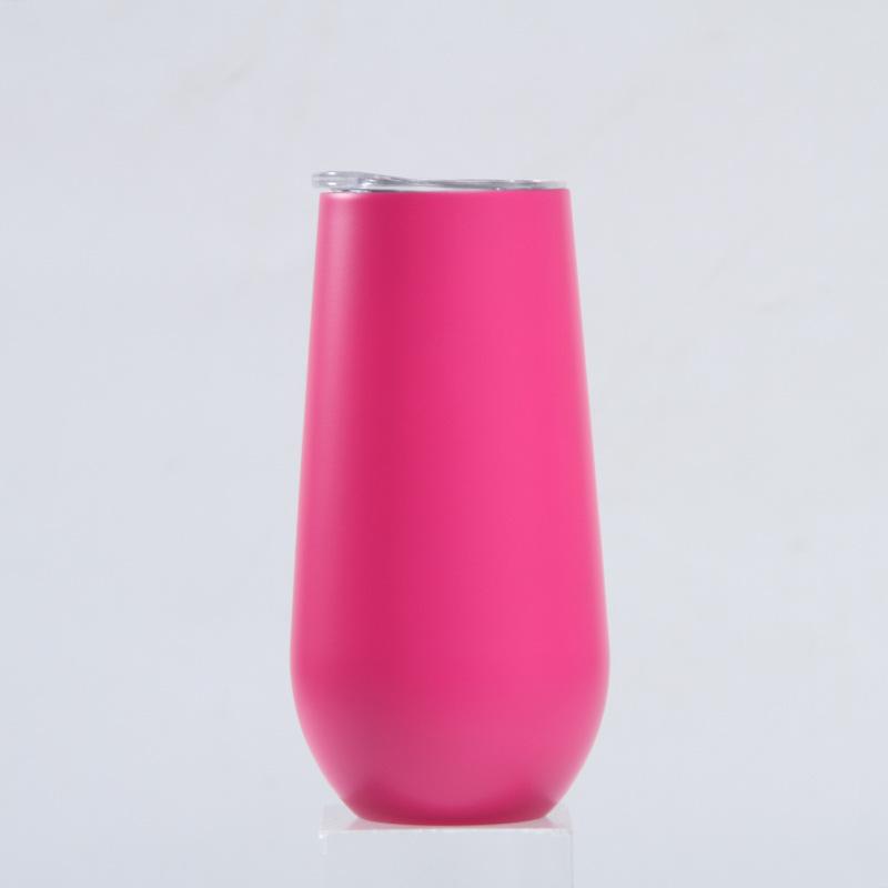 6Oz Eggshell Cup 304 Stainless Steel Swig Double-Layer Vacuum Thermos Cup Creative Red Wine Glass U-Shaped Cup