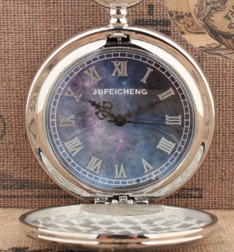 Engraved Retro Quartz Pocket Watch for Son, Husband, Grandpa