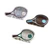 Lustige Sport-Themen-Haarspange Tennis-Schläger-Form Haarklammer mit lebendiger Farbe Haarstyling-Dekoration für Frauen